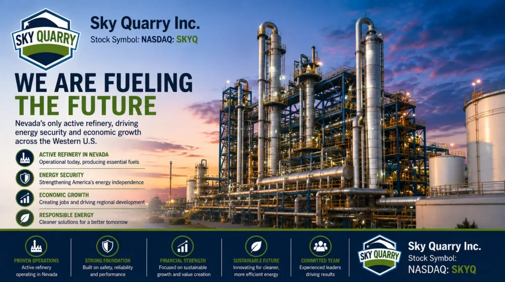 Sky Quarry Inc. (Nasdaq: SKYQ)